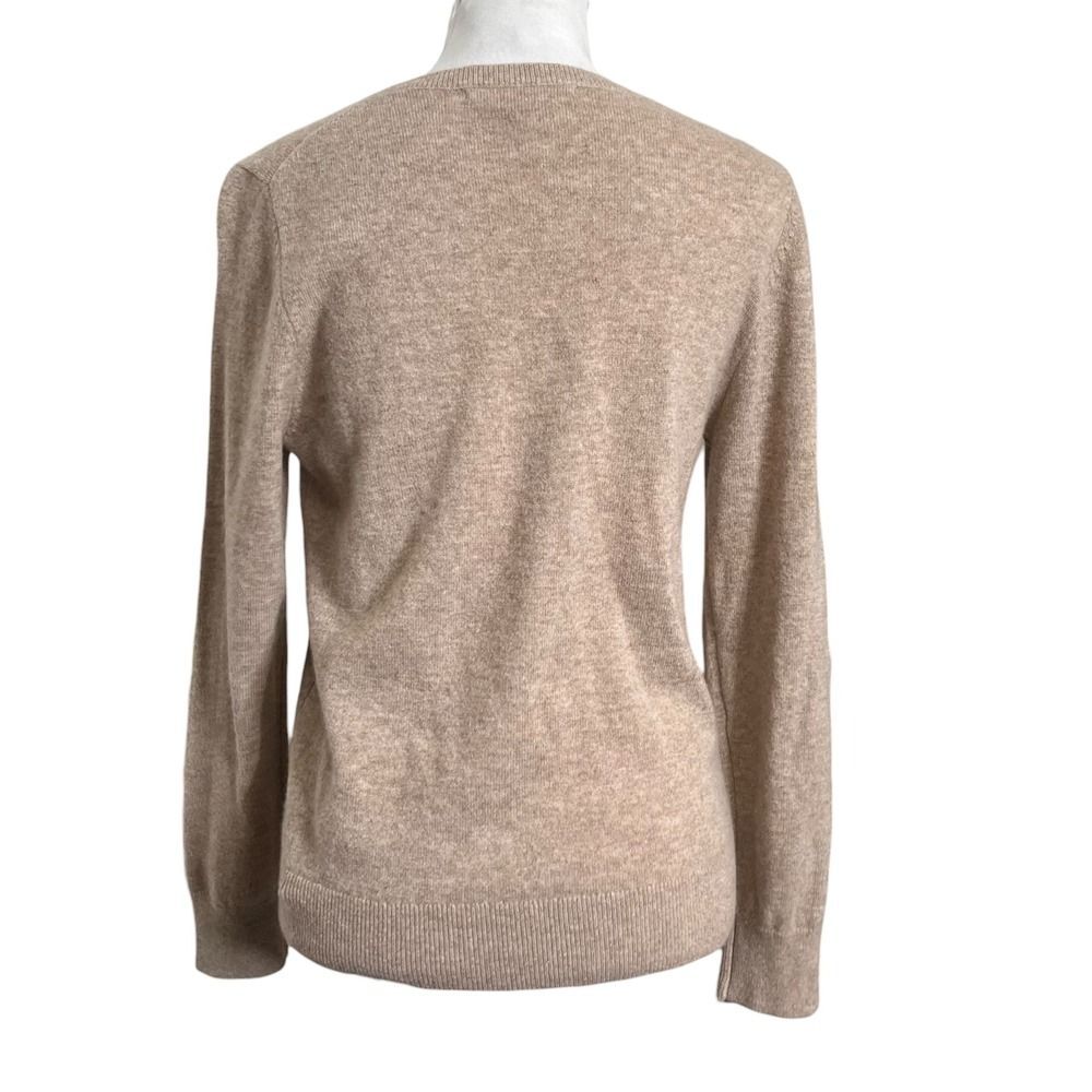 Quince Mongolian Cashmere Crewneck Sweater Women's Small Oatmeal Classic Work - Picture 3 of 9